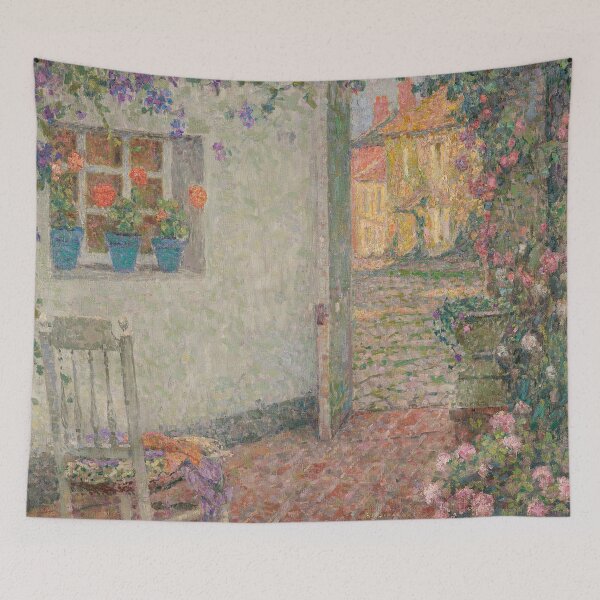 Item preview, Le Seuil Fleuri by Henri Le Sidaner designed and sold by RickE.