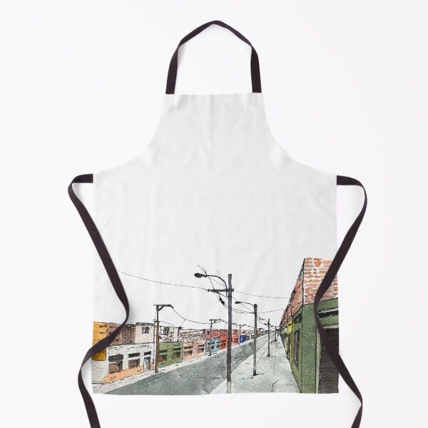 Item preview, Street Peru sketch a watercolor illustration designed and sold by Yana Mustafina | Boho Soulful Designs.