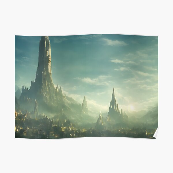 "Magical fantasy art" Poster for Sale by ArtificialCraft Redbubble