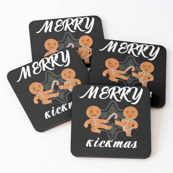 Item preview, Merry kickmas funny gingerbread designed and sold by gastonfongemie.