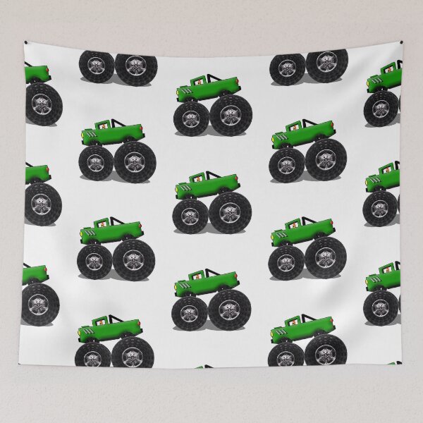 Item preview, Cluck the Chicken Green Monster Truck designed and sold by TimmyUppetPlace.