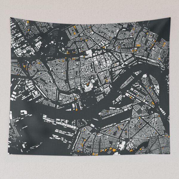 Item preview, Copie de Map of Rotterdam, Netherlands, with its schools in color designed and sold by jean-nicolas.