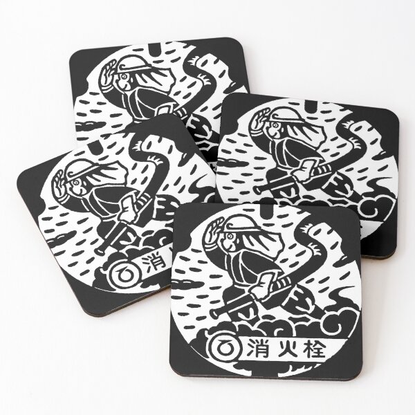 Item preview, Monkey firefighter on manhole in Japan - White designed and sold by mattraski.