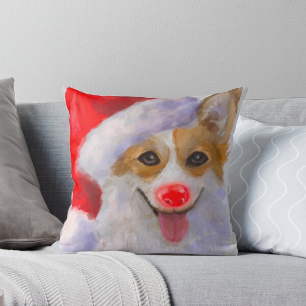 Item preview, Christmas Corgi designed and sold by TheArtCave.