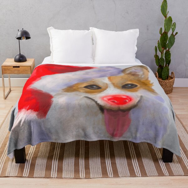 Item preview, Christmas Corgi designed and sold by TheArtCave.