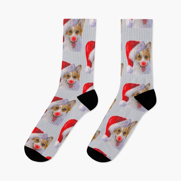 Item preview, Christmas Corgi designed and sold by TheArtCave.
