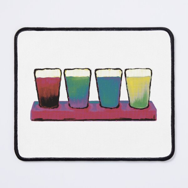 Item preview, Craft beer flight of fancy designed and sold by Nigh-designs.