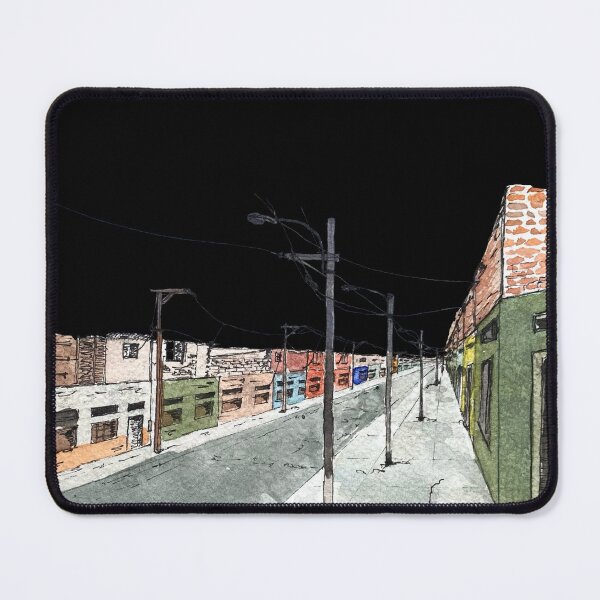 Item preview, Street Peru sketch a watercolor illustration black designed and sold by Yana Mustafina | Boho Soulful Designs.