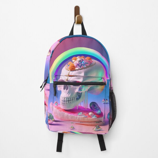 Item preview, rainbow skull designed and sold by MrUtDesign.