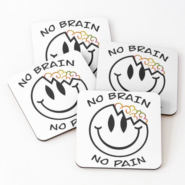 Item preview, No brain no pain designed and sold by smokylemon.