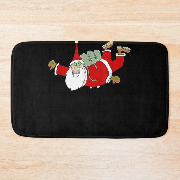 Item preview, Skydiving parachuting funny christmas santa free flying fall designed and sold by gastonfongemie.