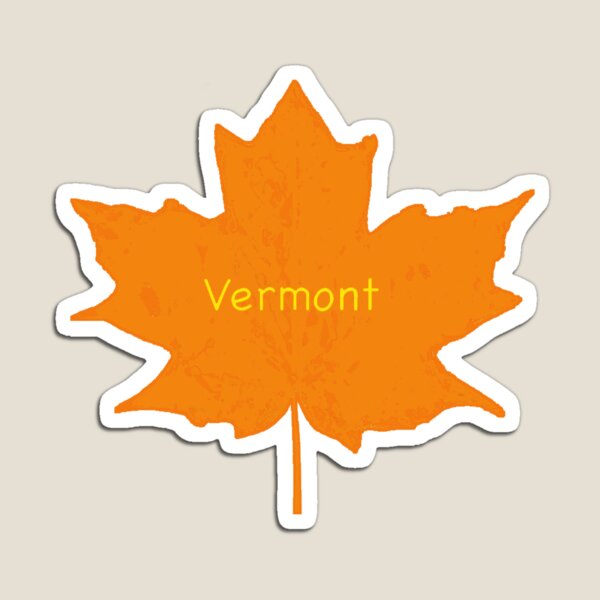 Vermont Maple Leaf Magnet