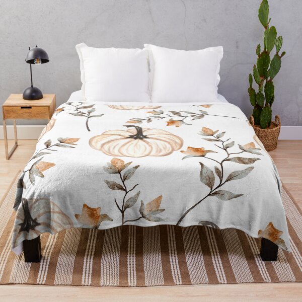 Item preview, Fall Floral Pumpkin Pattern designed and sold by GraphicsClub.