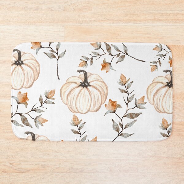 Item preview, Fall Floral Pumpkin Pattern designed and sold by GraphicsClub.