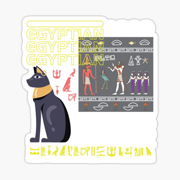 Vista previa del artículo con la obra «Mitología egipcia Egipto Bastet», diseñado y vendido por MooonTees.