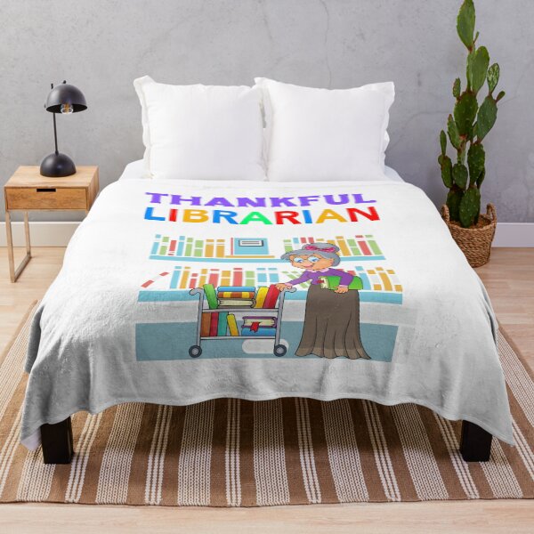 Item preview, One thankful librarian | thankful librarian quotes and sayings | thanksgiving gifts for librarians designed and sold by ThanksVibe.