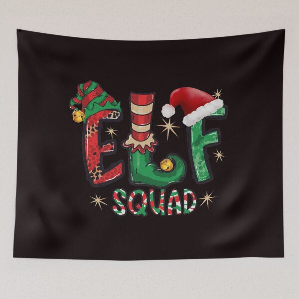 Item preview, Elf Squad, Cute Christmas Elf Team, Merry Christmas Elf designed and sold by desireedickens.