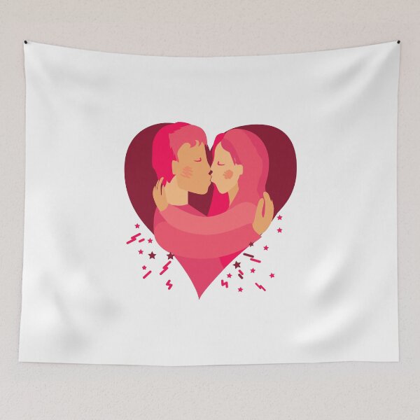 Item preview, Love and Kissing designed and sold by AlaukikaShop.