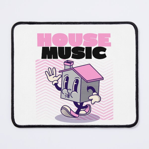 Item preview, HOUSE MUSIC - Character (pink/black) designed and sold by Discothreadz.
