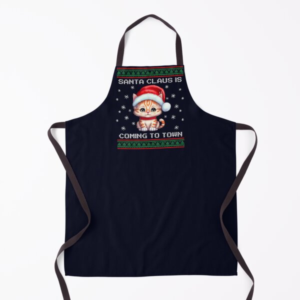Artikelvorschau, Kätzchen-Weihnachtsmann kommt in die Stadt. Lustige Katzen-Weihnachten. Hässliche Weihnachten entworfen und verkauft von madtoyman.