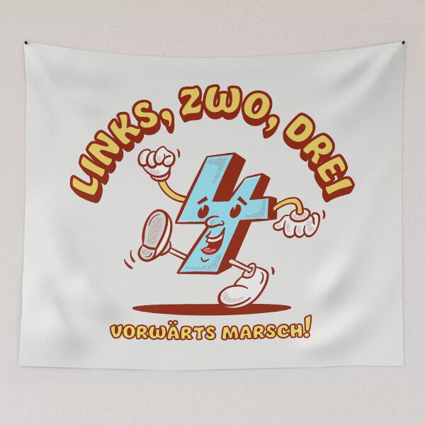 Item preview, Left, two, three, four - forward march! designed and sold by cartoonalarm.