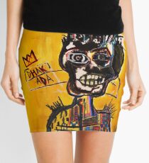 African Skull Man Mini Skirt