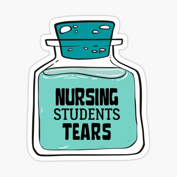 Clinical, Nursing Student, Med Student, Funny Nurses Water Bottle by  socoart