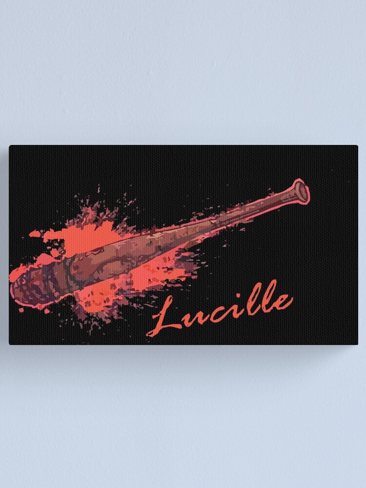 Lucille The Walking Dead Negan Canvas Print By Joseluislopez Redbubble 8521