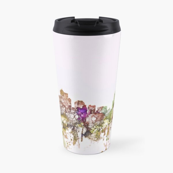 Kansas City, Missouri Skyline - Faded Glory Travel Mug