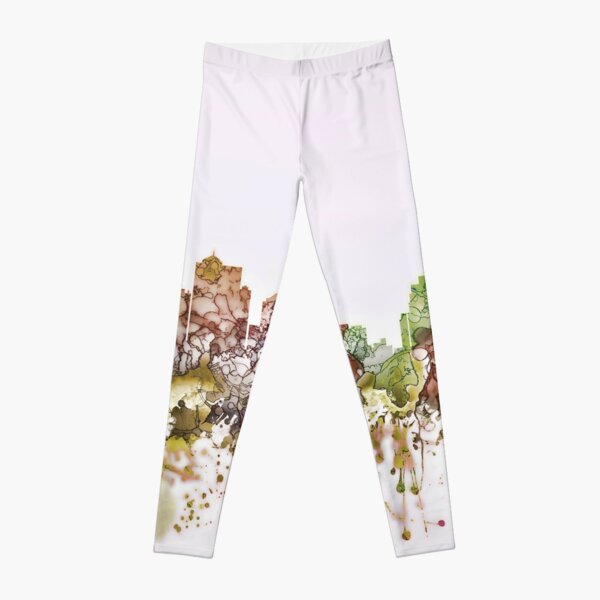 Kansas City, Missouri Skyline - Faded Glory Leggings