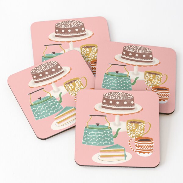 Item preview, Tea Time Pink - Coffee Mug - Chocolate Cake - Tea  designed and sold by susycosta.