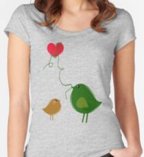 Love Birds Women's Fitted Scoop T-Shirt