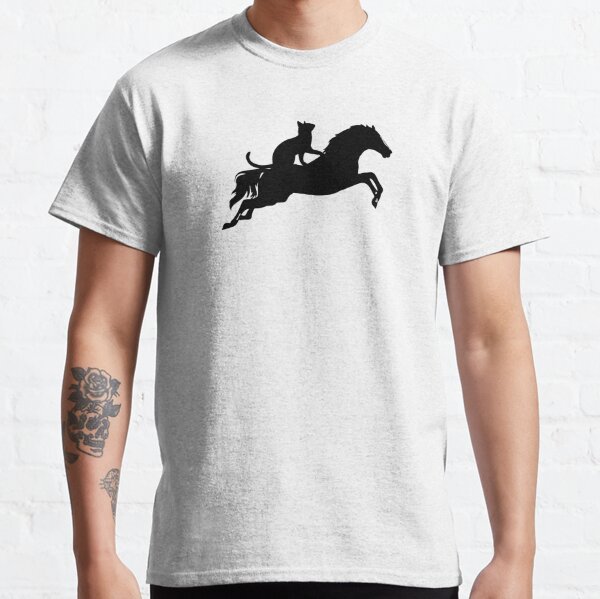 Cat Riding Horse T-Shirts for Sale