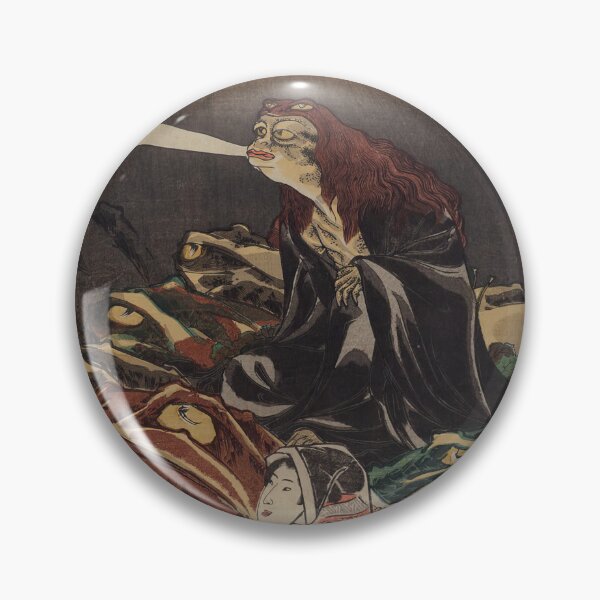 Item preview, The Toad Spirit teaching the arts of magic - Utagawa Kuniyoshi designed and sold by Onodera.