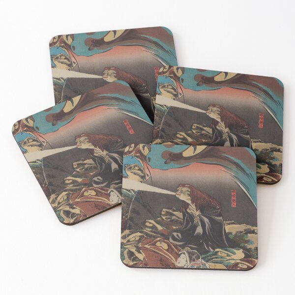 Item preview, The Toad Spirit teaching the arts of magic - Utagawa Kuniyoshi designed and sold by Onodera.