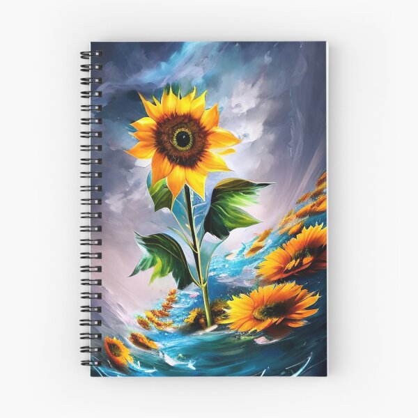 Item preview, Dramatic sunflowers artwork designed and sold by Gaspar Avila.