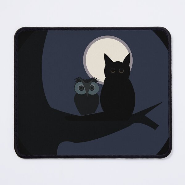 Item preview, Cat & Owl in the Night designed and sold by Bircanix.