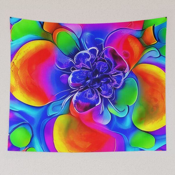 Item preview, Closeup colorful flower V4 designed and sold by The Love Quill.