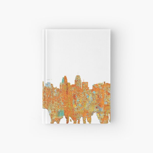 Kansas City, Missouri - Rust Hardcover Journal