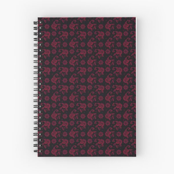Item preview, A Beautiful Pink Color Paisley Pattern on Dark Background designed and sold by deepakrode7.