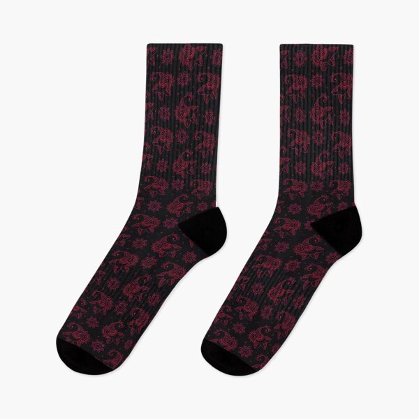 Item preview, A Beautiful Pink Color Paisley Pattern on Dark Background designed and sold by deepakrode7.