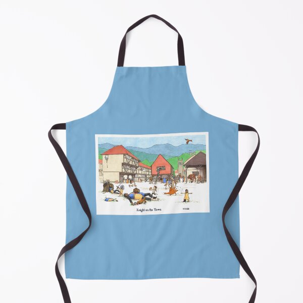 Item preview, Knight on the Town - Medieval humor poster designed and sold by MNoblestudio.