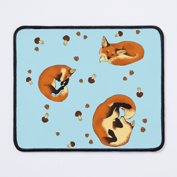 Item preview, Autumnal Fox & Mushrooms - Acorn designed and sold by RhaioonArt.