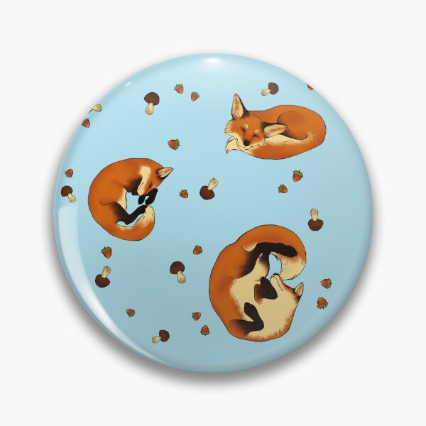 Item preview, Autumnal Fox & Mushrooms - Acorn designed and sold by RhaioonArt.