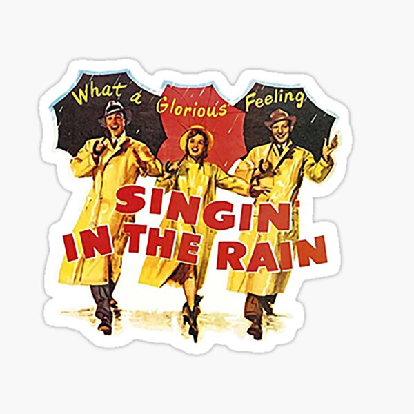 Singin' In the Rain Poster  Sticker