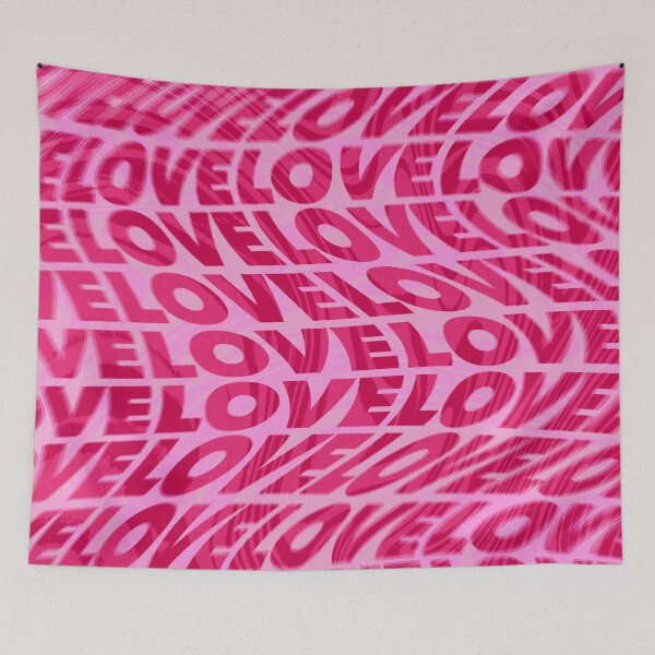 Item preview, Love Wavy Retro Pattern designed and sold by trajeado14.