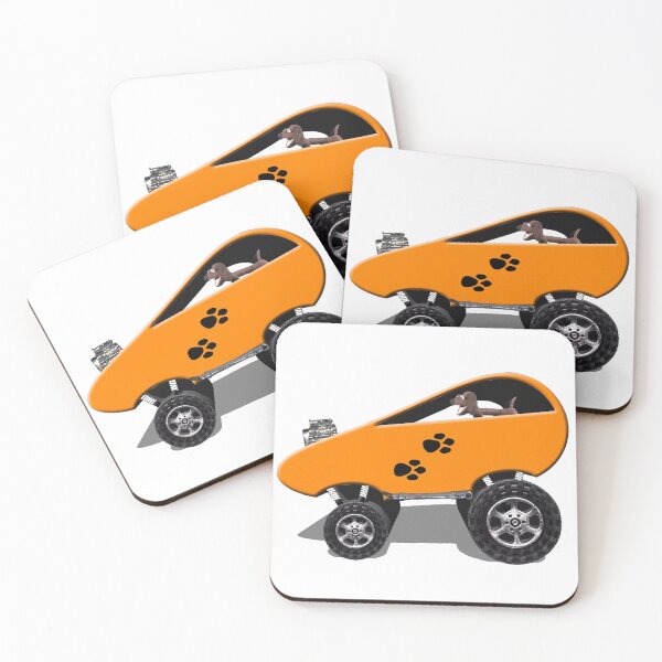 Item preview, Puppy Dog Orange Monster Truck designed and sold by TimmyUppetPlace.