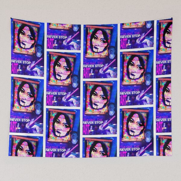 Item preview, NEVER STOP ART. The Spilt Ink designed and sold by thespiltink.