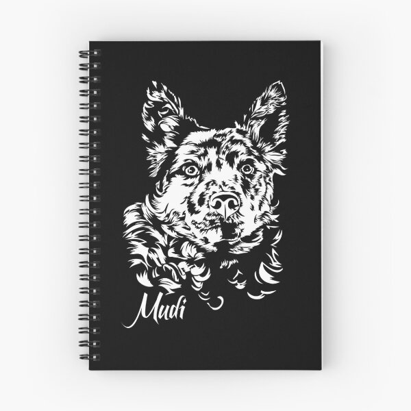 Item preview, Mudi dogs herding dog Hungarian Mudi dog portrait designed and sold by dogarts.