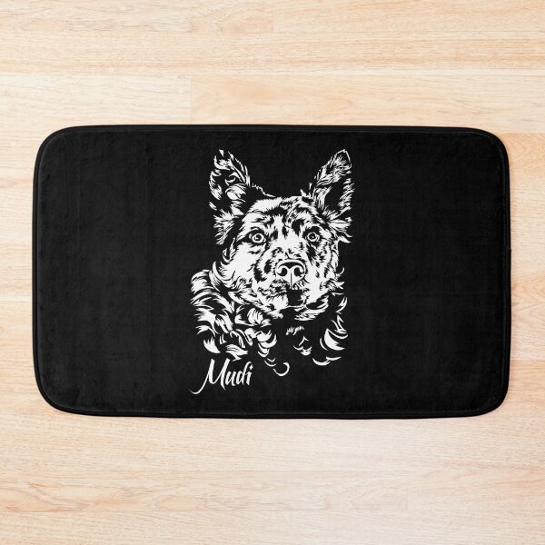 Item preview, Mudi dogs herding dog Hungarian Mudi dog portrait designed and sold by dogarts.